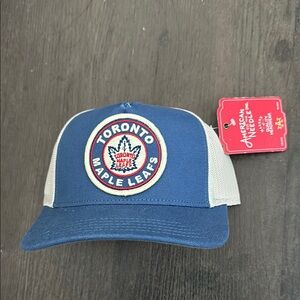 Toronto Maple Leafs Blue and Cream Cap